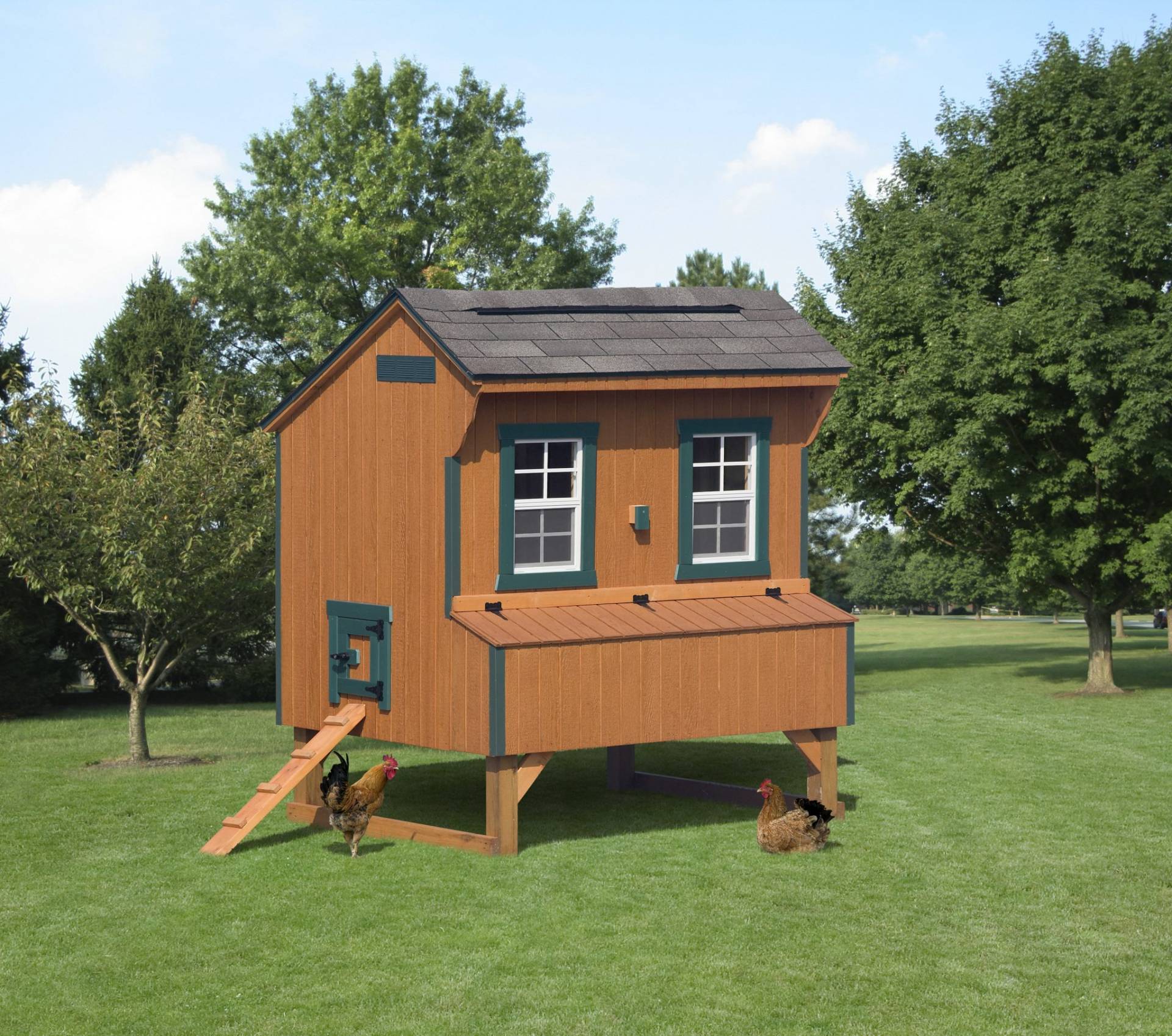 Chicken Coop Amish Backyard Structures