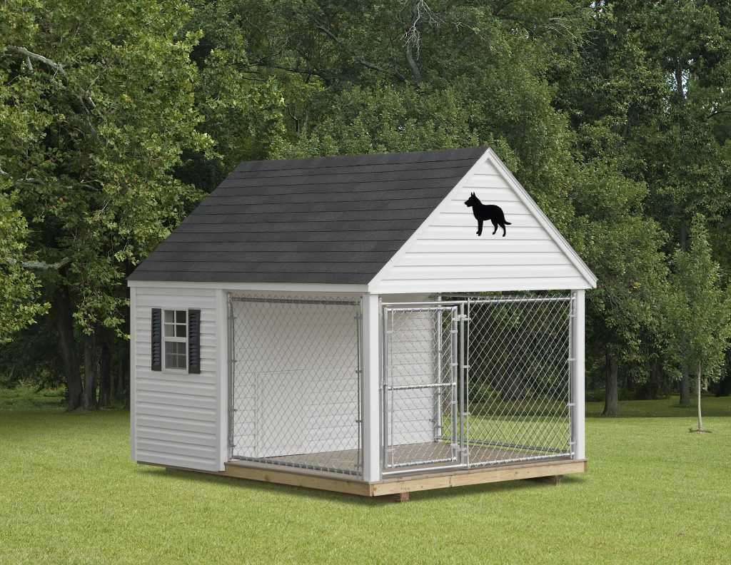 dog door to outside kennel