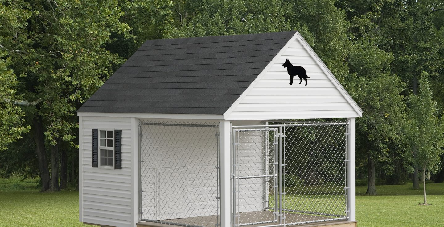 large dog pen outdoor