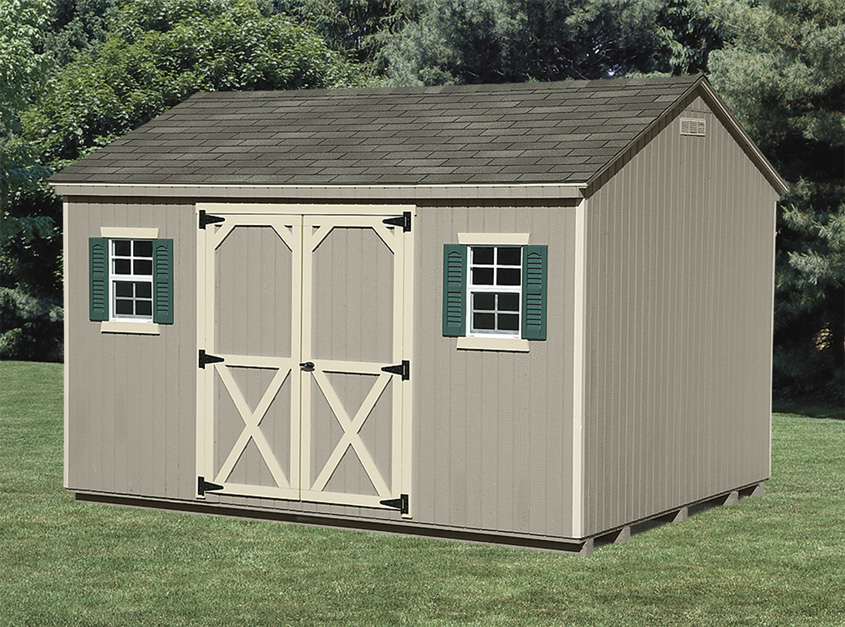 new england shed - vinyl amish backyard structures