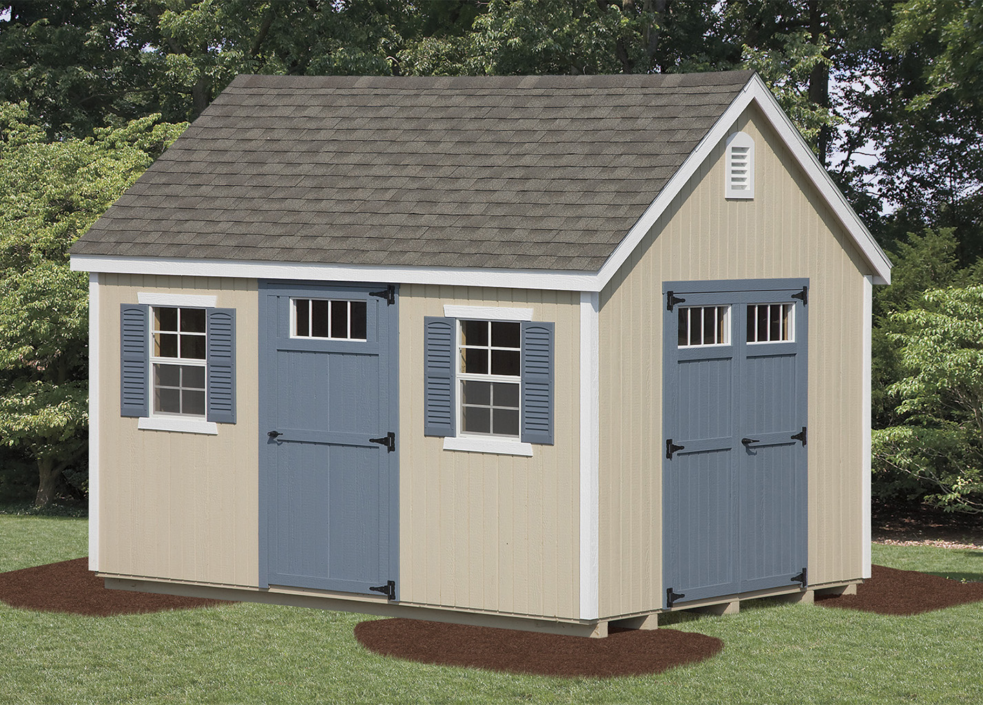 new england shed - vinyl amish backyard structures