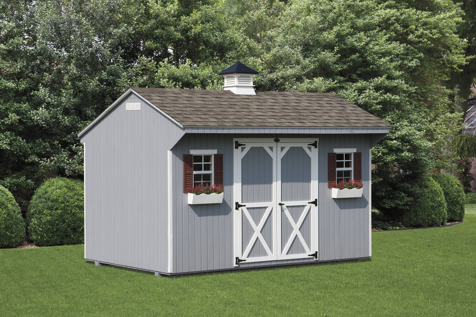 Quaker Shed Wood Amish Backyard Structures