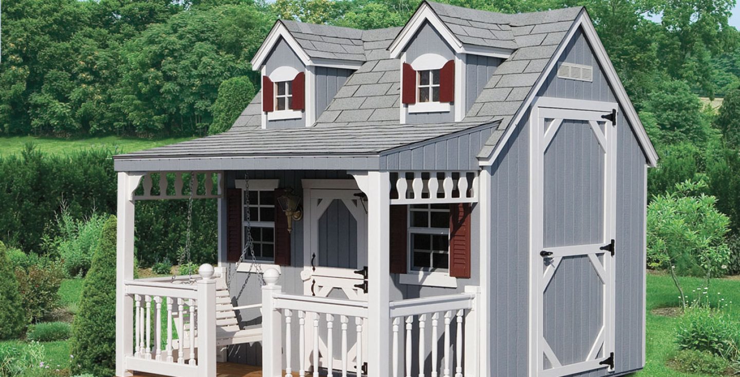 2 story outdoor playhouse