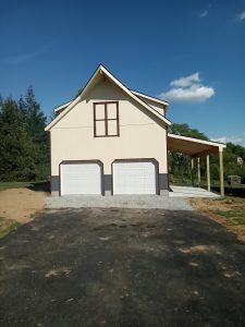 24×26 Barn Style Garage for car lift, PA